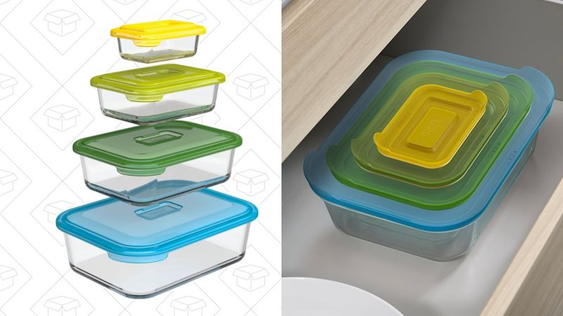 Set de contenedores de cristal Joseph Joseph 81064 | $19 | AmazonGráfico: Erica Offutt